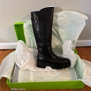 Black knee high Sam Edelman boots